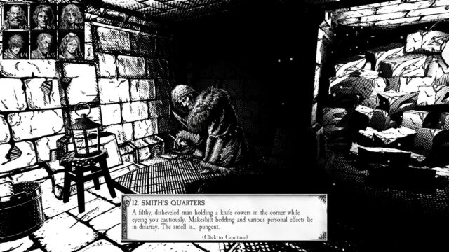 A screenshot from The Secret of Weepstone