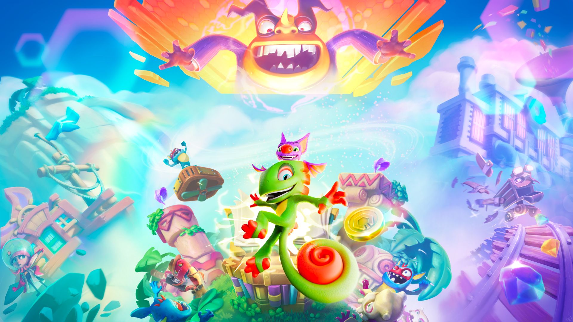 Yooka-Replaylee key art