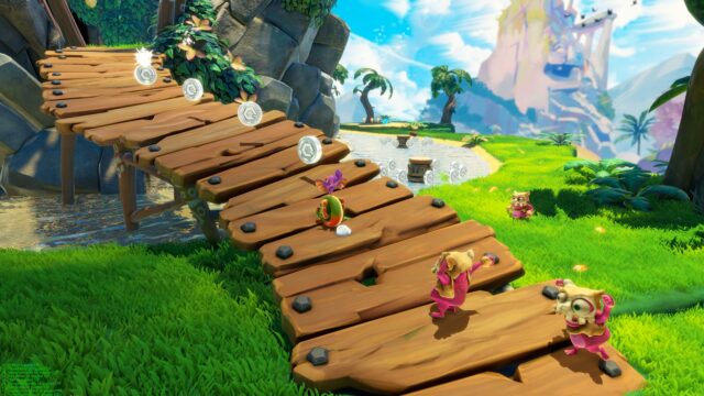 A screenshot from Yooka-Replaylee