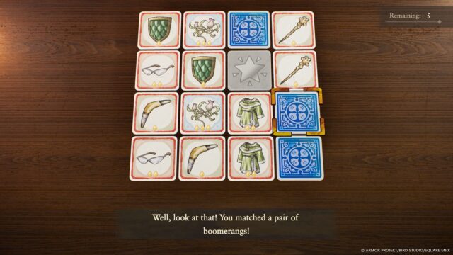 Dragon Quest VII Reimagined Lucky Panel screenshot