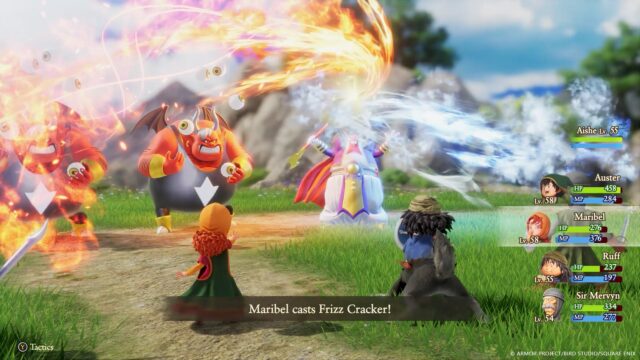 Dragon Quest VII Reimagined battle screenshot