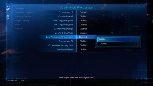 Final Fantasy VII Remake Intergrade Streamlined Progression