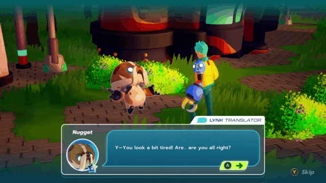 A screenshot from the game Lynked: Banner of the Spark.