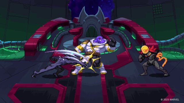 A screenshot from Marvel Cosmic Invasion: Black Panther and Ghost Rider announcement