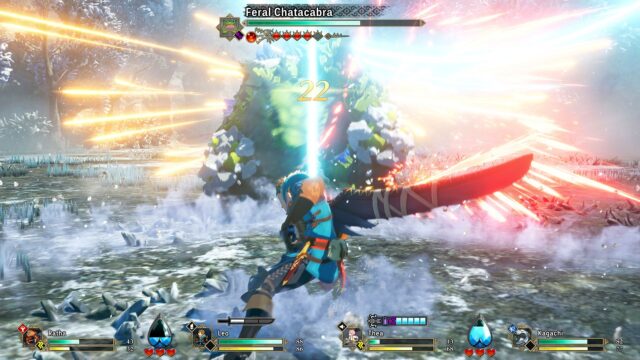 A game screenshot of Monster Hunter Stories 3