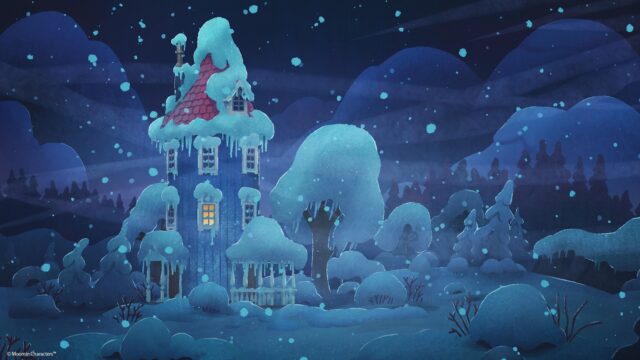 A screenshot from Moomintroll: Winter's Warmth