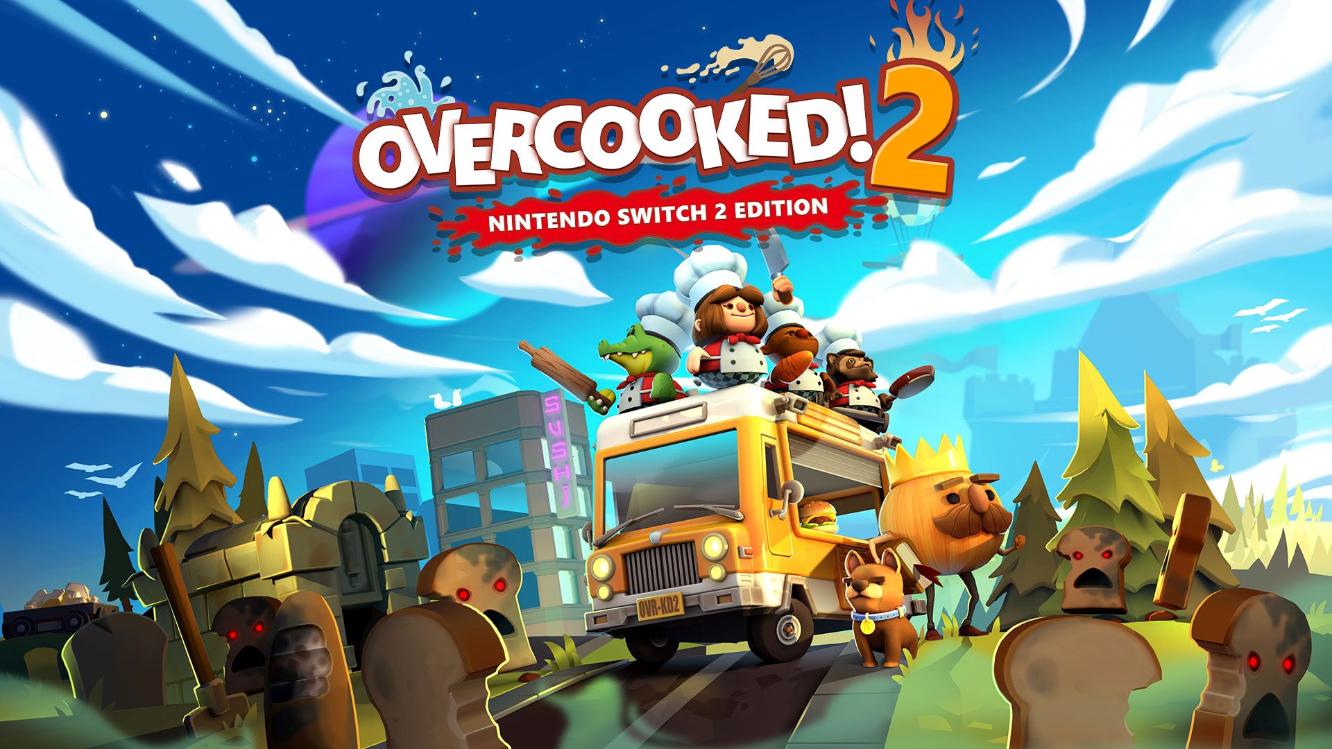 Overcooked 2 Nintendo Switch 2 key art