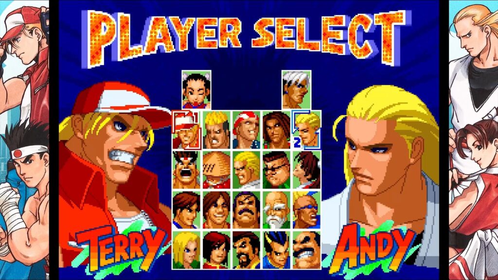 Real Bout Fatal Fury 2 The Newcomers roster