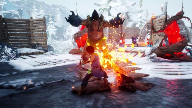 A screenshot from The Legend of Baboo