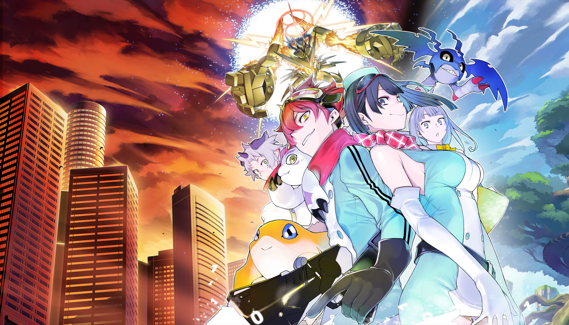 Digimon Story Time Stranger key art