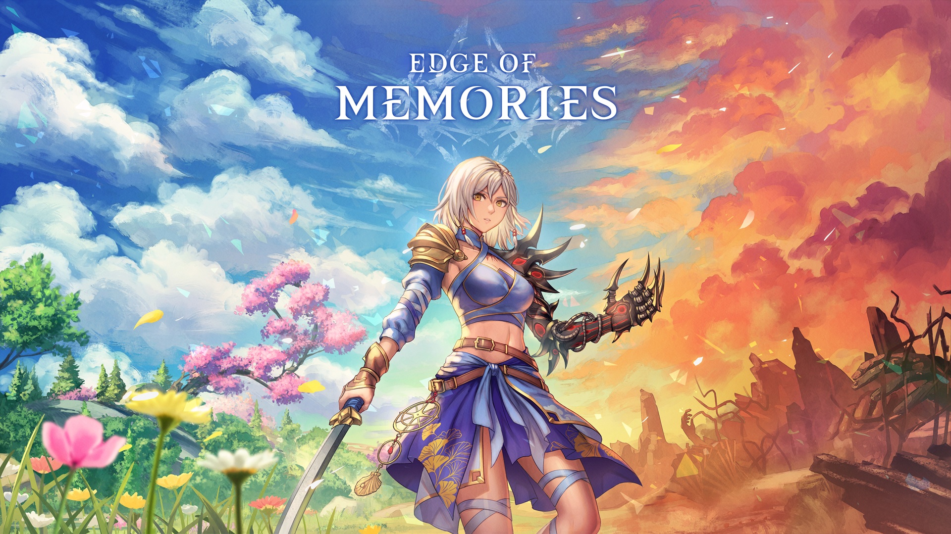 Key Art for the game Edge of Memories.