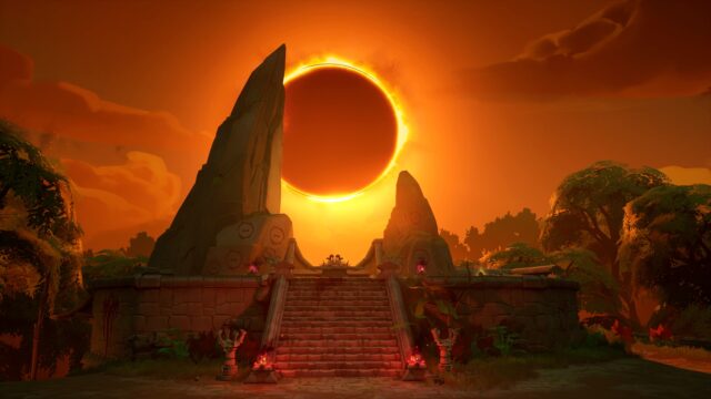 A screenshot from the game Fellowship.