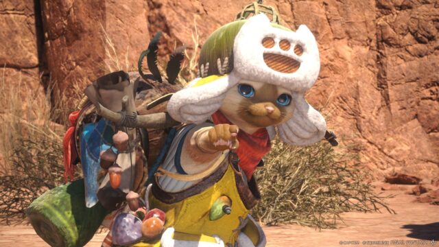 Final Fantasy XIV Monster Hunter Wilds crossover game screenshot
