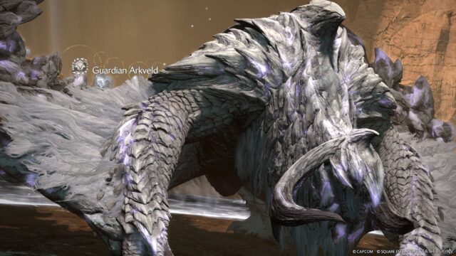 Final Fantasy XIV Monster Hunter Wilds crossover screenshot