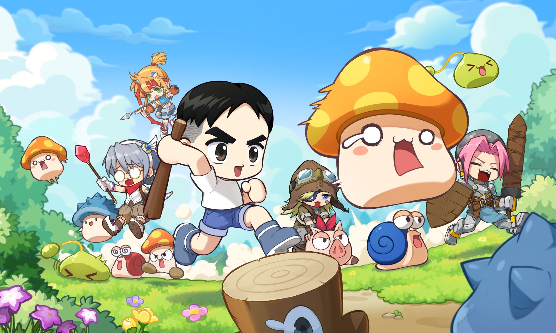 MapleStory Idle RPG key visual