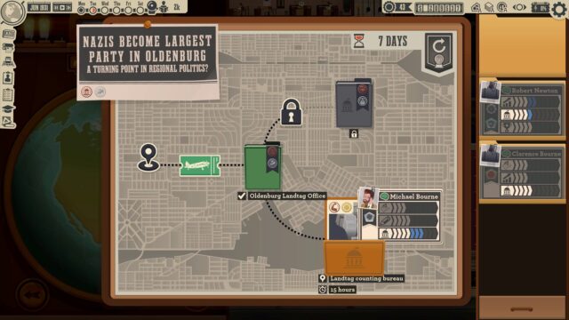 A screenshot from the game News Tower