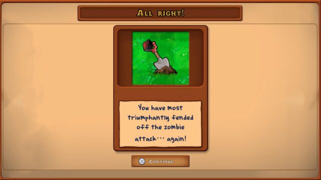 A screenshot from the game Plants vs. Zombies: Replanted.