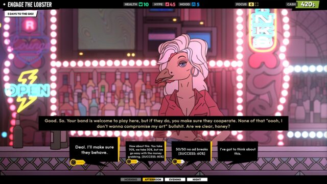 A screenshot from the game Rockbeasts.