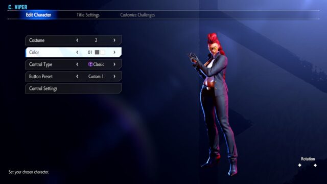 Street Fighter 6 C. Viper Outfit