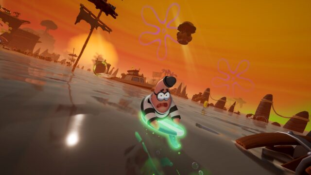A game screenshot from Spongebob Squarepants Titans of the Tide