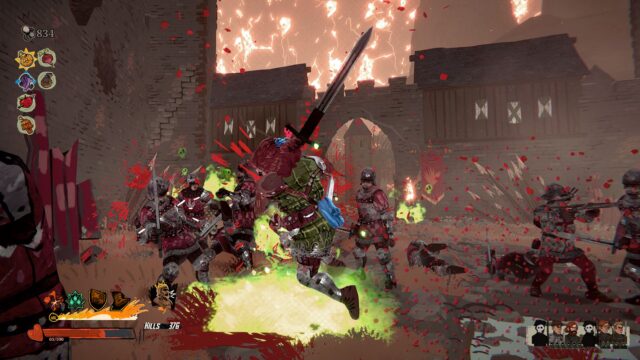 A screenshot from the game Tears of Metal