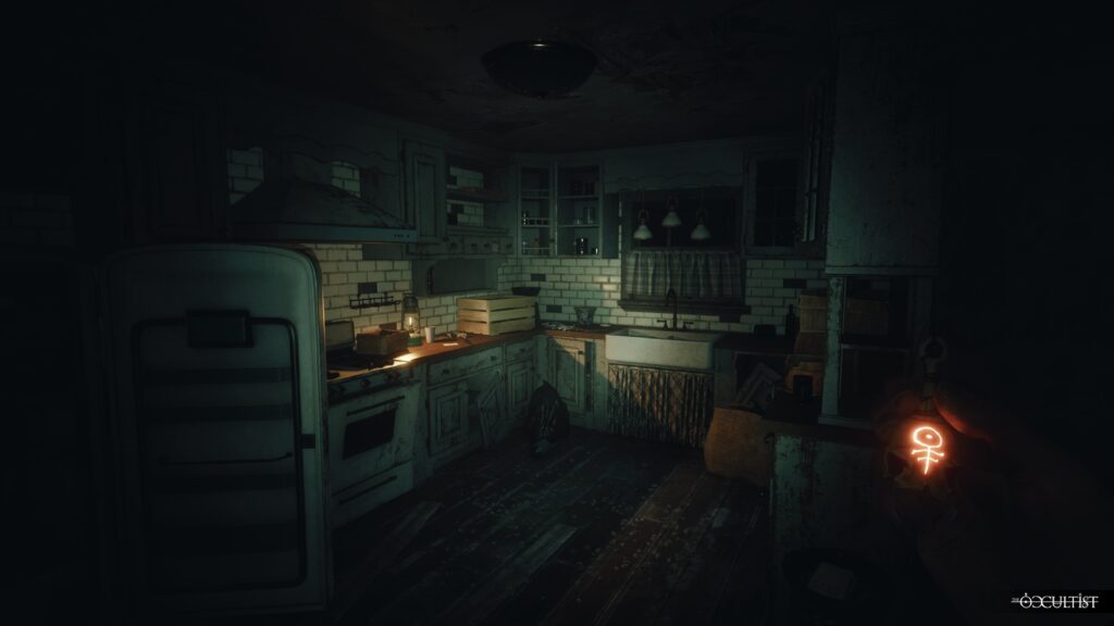 A screenshot from the game The Occultist.