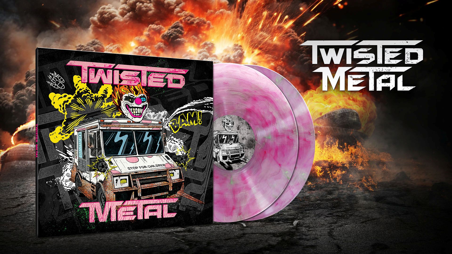 Twisted Metal iam8bit vinyl header