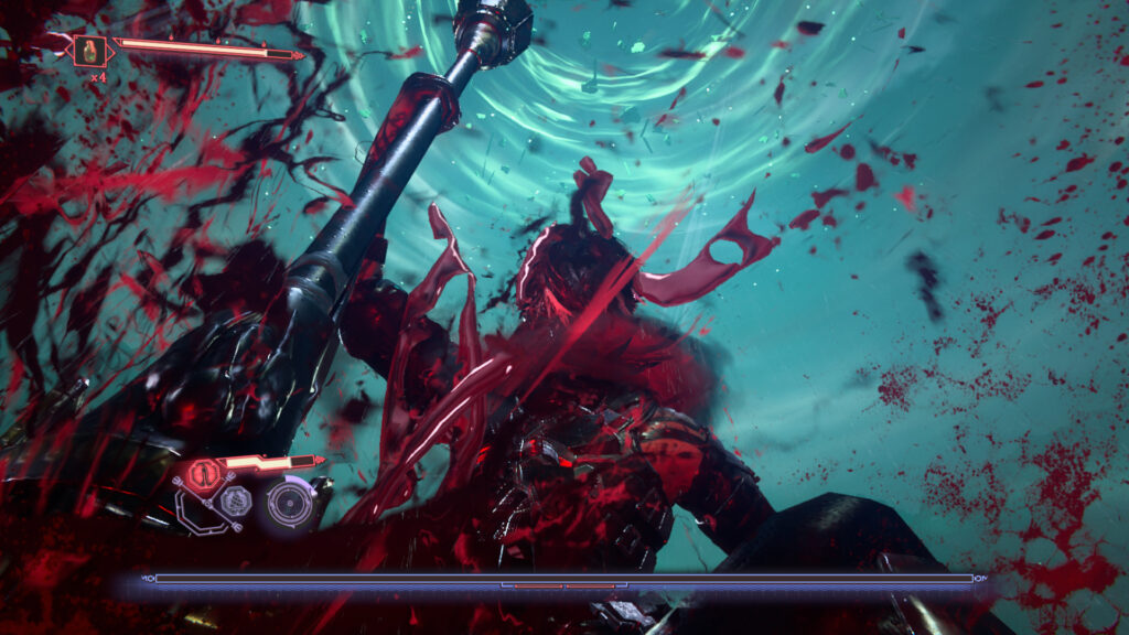 A screenshot from the game Ninja Gaiden 4