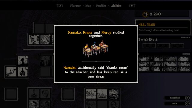 A screenshot from the game Demonschool.