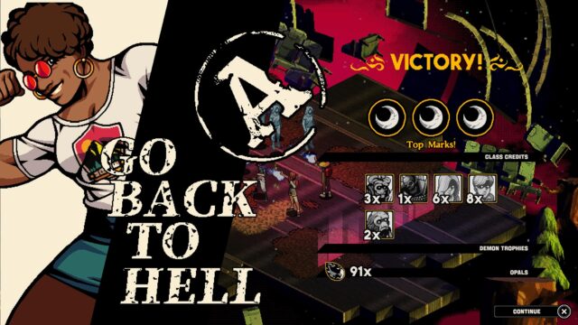 A screenshot from the game Demonschool.