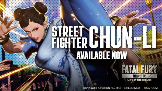 Fatal Fury City of the Wolves Chun Li key visual