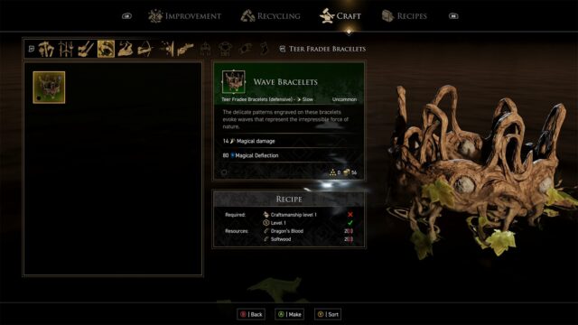 Greedfall 2 The Dying World - Crafting Talent