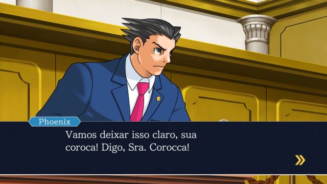 Phoenix Wright Ace Attorney Trilogy Brazilian Portuguese