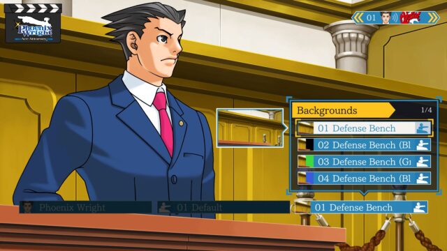 Phoenix Wright Ace Attorney Trilogy Scene Creator