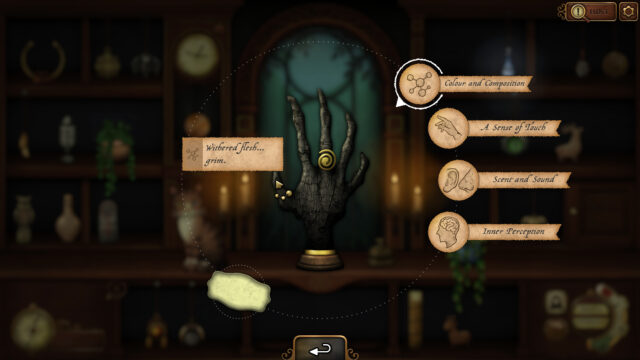 A screenshot from the game Strange Antiquities