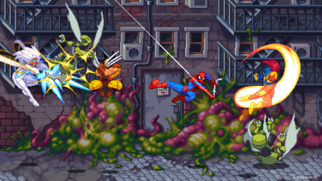 A screenshot from Marvel Cosmic Invasion