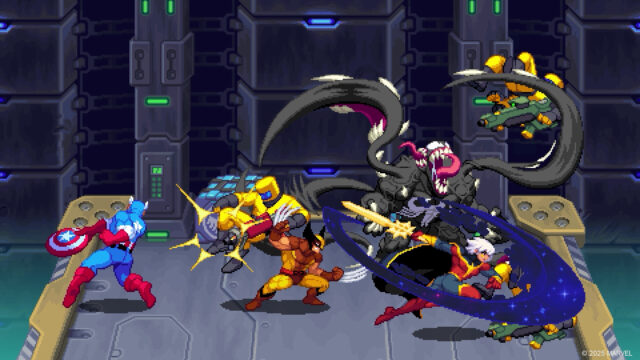 A game screenshot from Marvel Cosmic Invasion