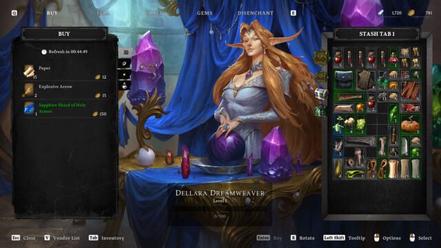 A screenshot from Eldegarde