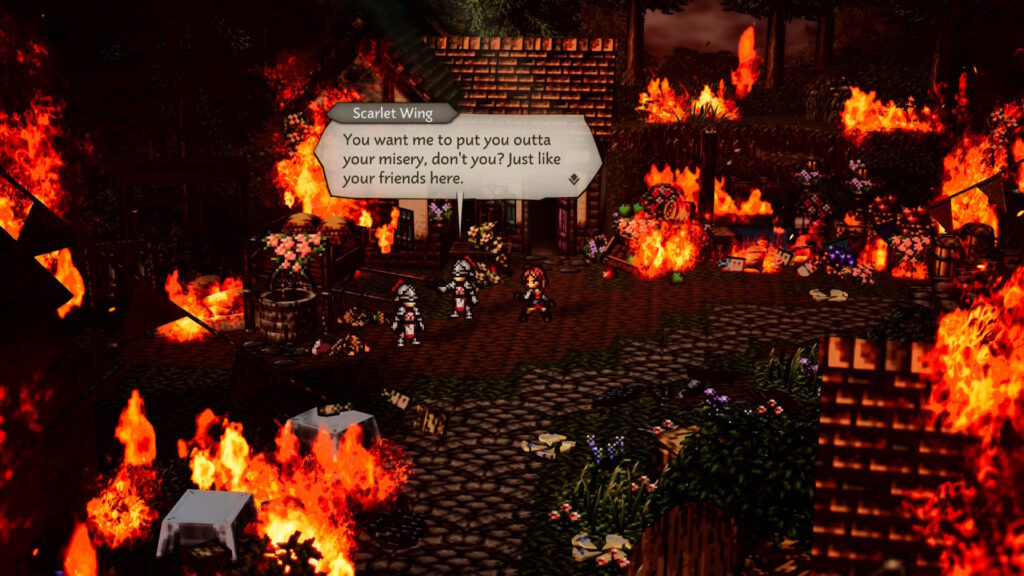 Octopath Traveler 0 dialogue