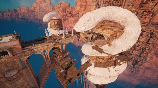 A screenshot from the game Serpent's Gaze