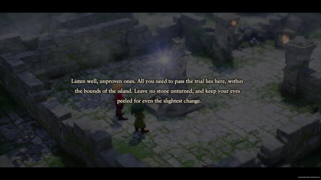 A screenshot from the game Dragon Quest VII Reimagined.