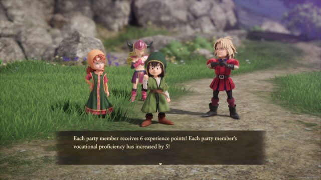 A screenshot from the game Dragon Quest VII Reimagined.