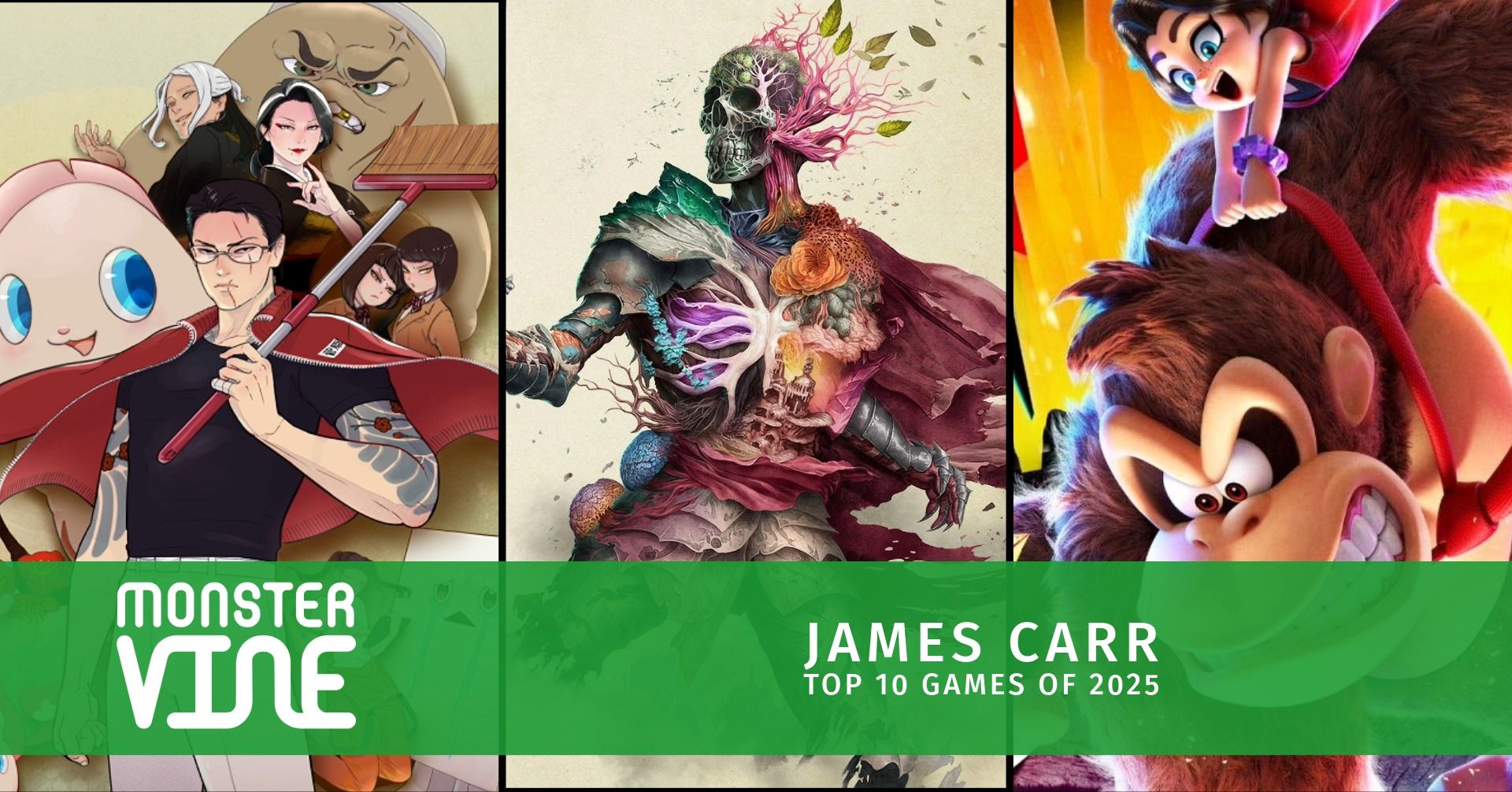 James Carr Top 10 Games of 2025