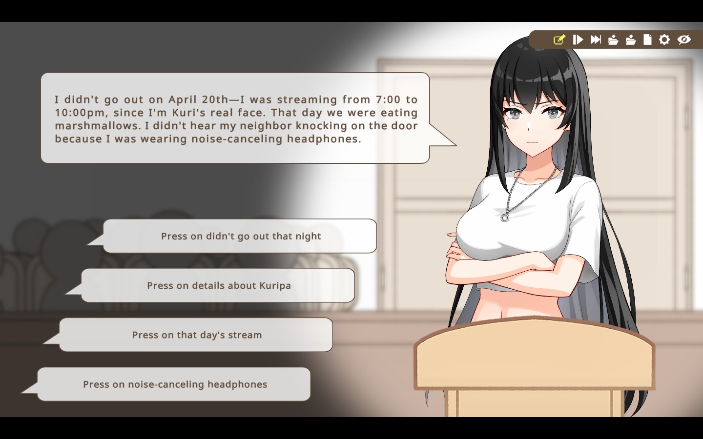 The Real Face of a VTuber game 