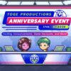 Toge Productions Anniversary Event header