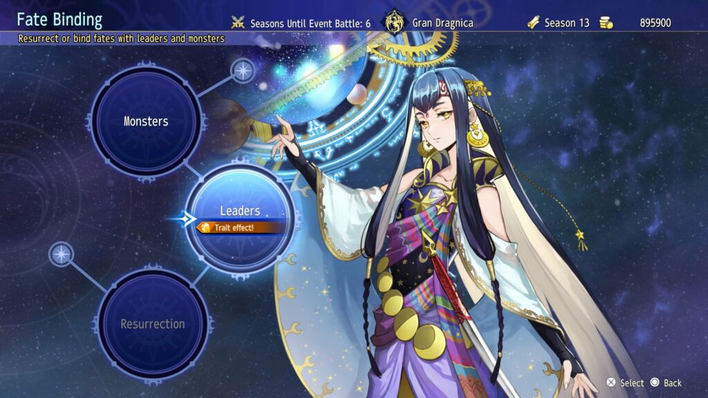 A screenshot from Brigandine Abyss.