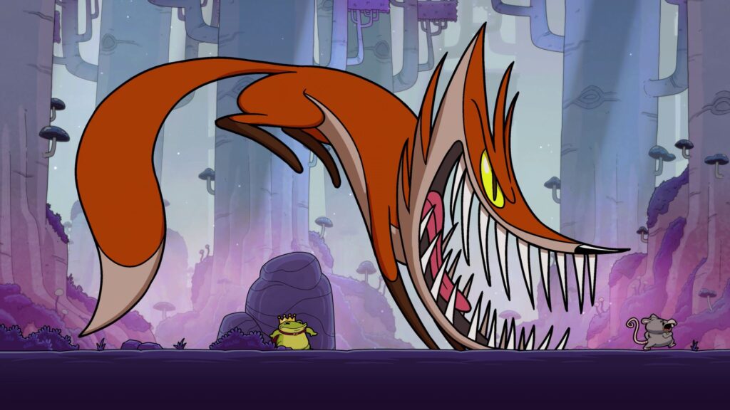 A screenshot from the game Croak.