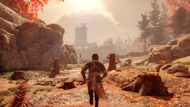 A screenshot from the game Greedfall: The Dying World.