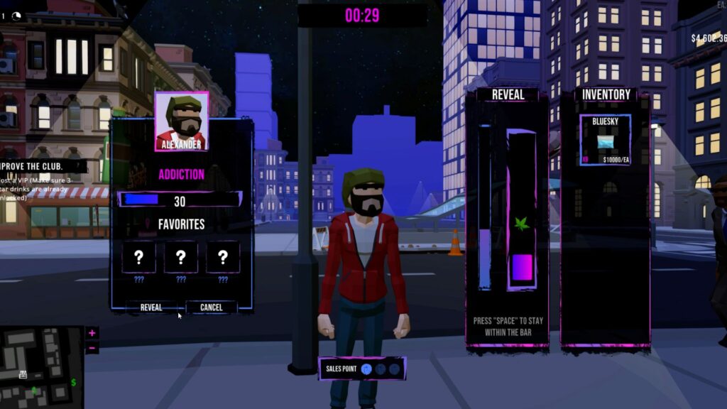 A screenshot from The Boss Gangster Criminal Empire.