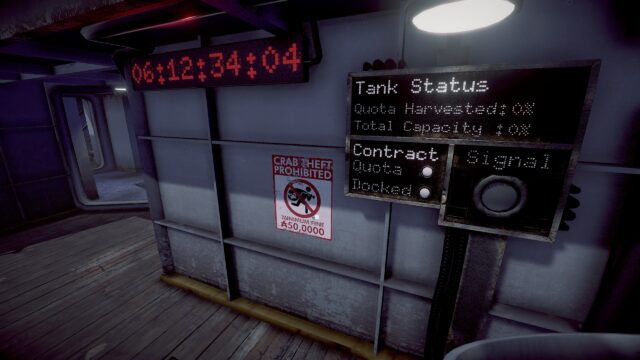 A screenshot from the game Crabmeat